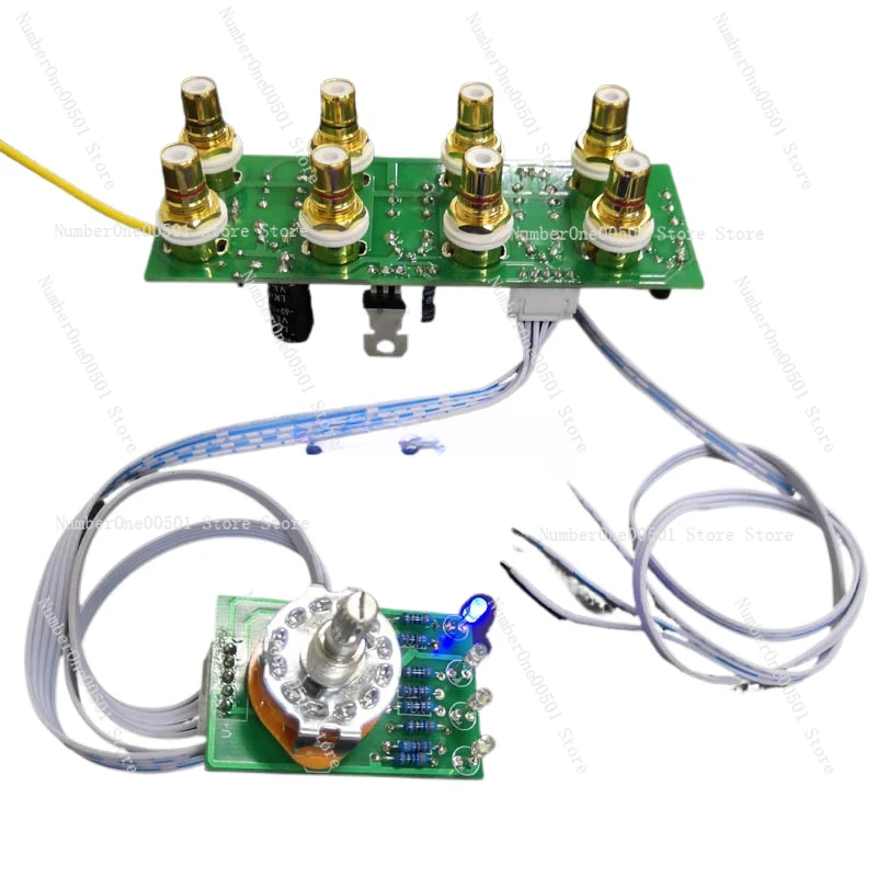 

Applicable to 4-in and One-out Signal Selection Board, Gold-plated RCA Audio Switching Board, Compatible with Bluetooth Input