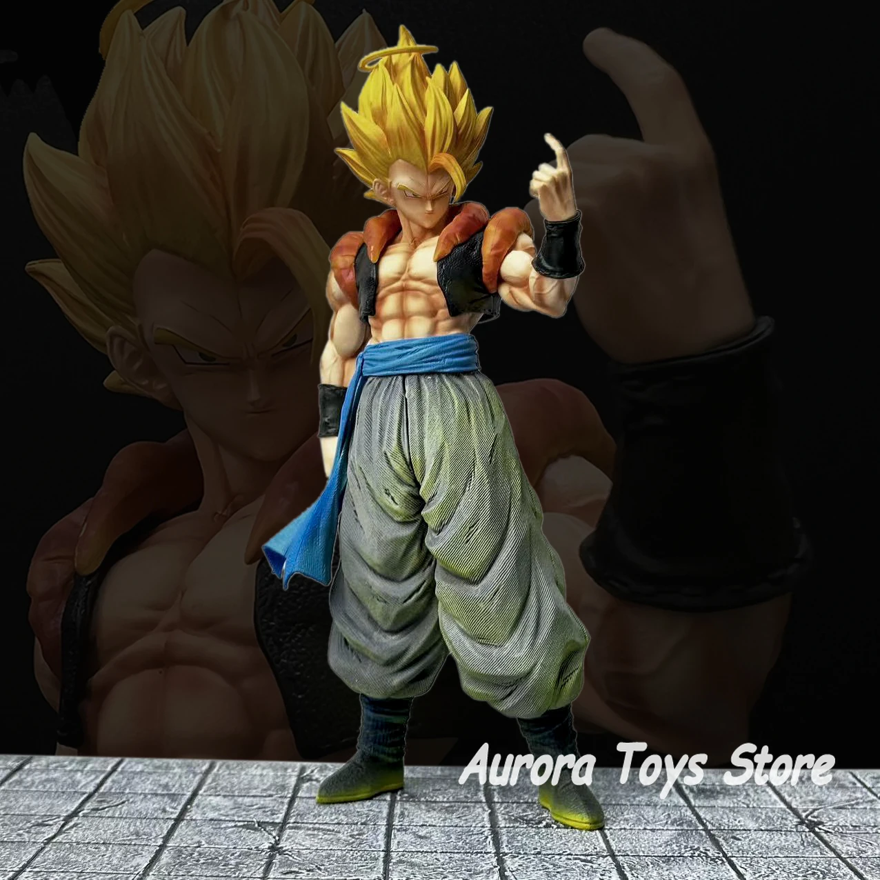 

32cm Anime Dragon Ball Z Figure Gogeta Action Figure Classic styling Pvc Model Statue Childrens Toys for Gifts