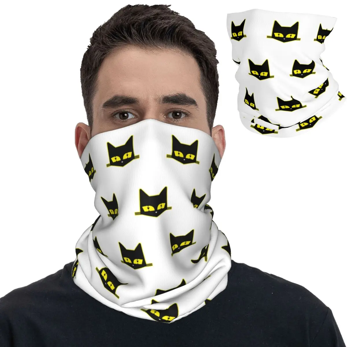 Motorsport Racing Drifting Bandana Neck Cover SEV Marchal Cat Mask Scarf Multifunctional Headband Outdoor Unisex Adult Windproof