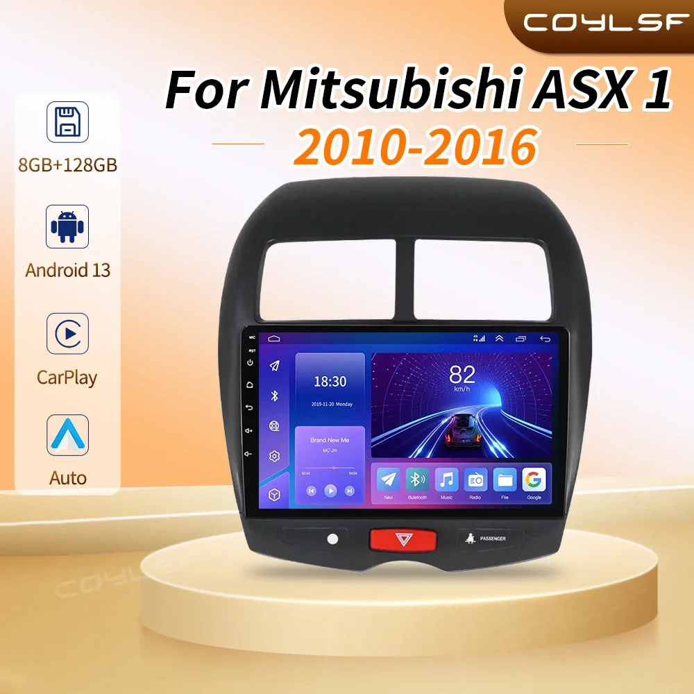 

For Mitsubishi ASX 2010 2011 - 2016 C4 Peugeot 4008 Car Radio Multimedia Video Player Navigation GPS Android 13 2din 2 din