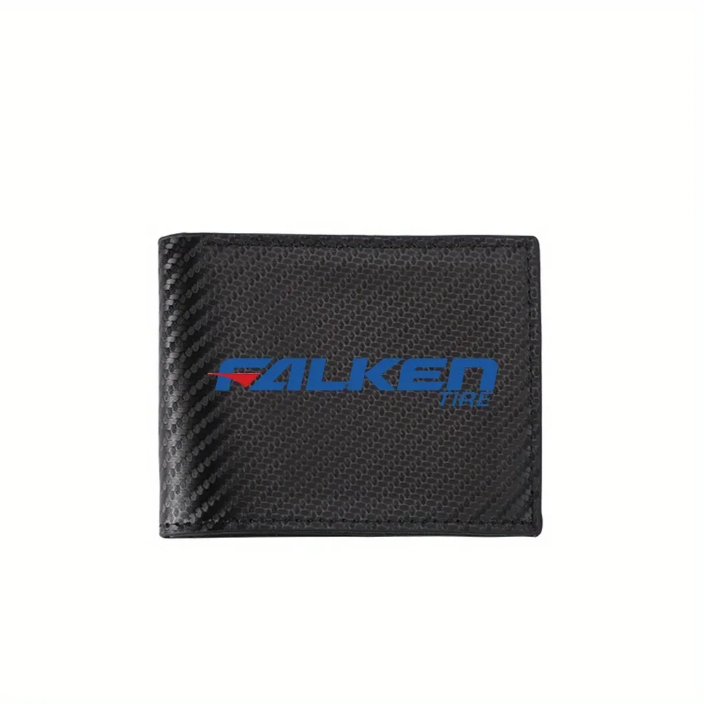 Blue Falken Logo Tire Men's Wallets Simple Business Modern Stylish Printing Design Gifts For Father Boyfriend Christmas Lover