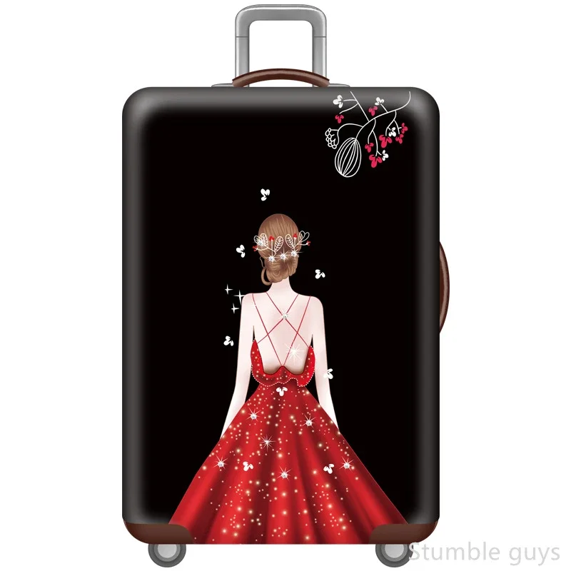 

Protective Elastic Luggage Cover Durable Dustproof Anti-Scratch Suitcase Sleeve Practical For Airplane Travel 18-32 Inch