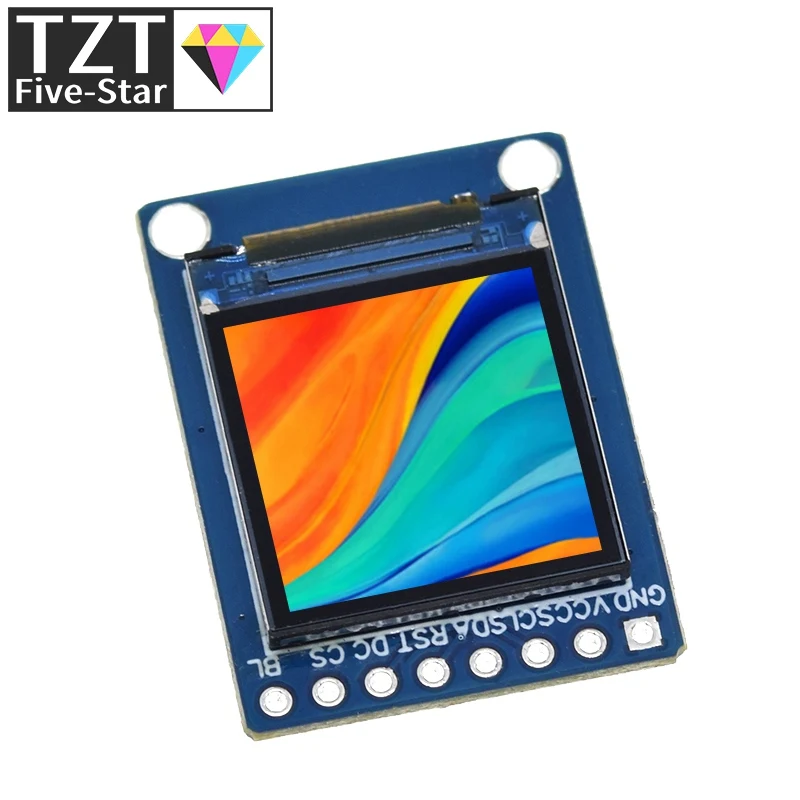 

0.85 Inch 0.85" Color TFT Display Module HD IPS LCD LED Screen 128X128 SPI Interface ST7735 Controller For Arduino