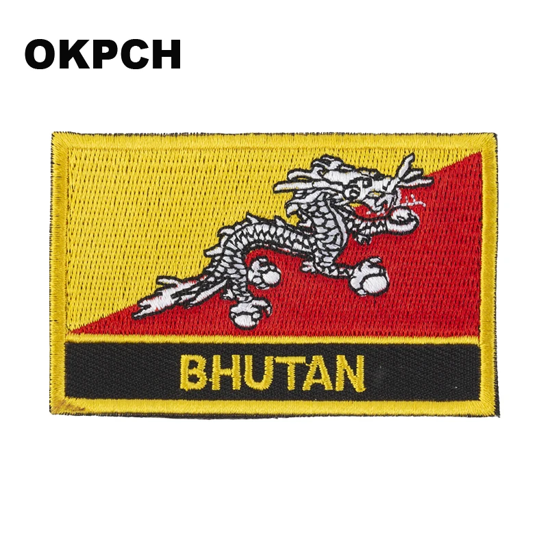 Botswana Bhutan North Korea Germany Dominican Rep. France Philippines Colombia cuba National Flag Flag Embroidery Patch Badge