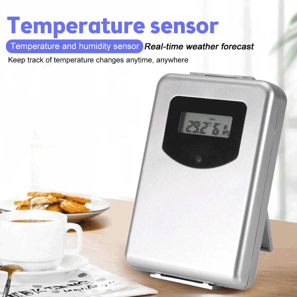 Electronic Hygrograph 433MHz Wireless Remote Monitoring Digital Thermometer RF Emission Frequency Wireless Sensor Indoor outdoor