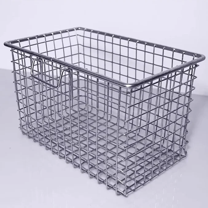 Metal Mesh Wire Drain Basket Welded Mesh Structure Container Storage Wire Mesh Fabrications