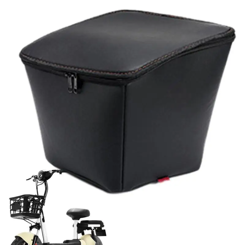 Bike Basket Front Waterproof Rainproof Insulated Cooler Lunch Bag For Bike Bike Trunk Bag Bike Supplies For Clothes Shoes Water