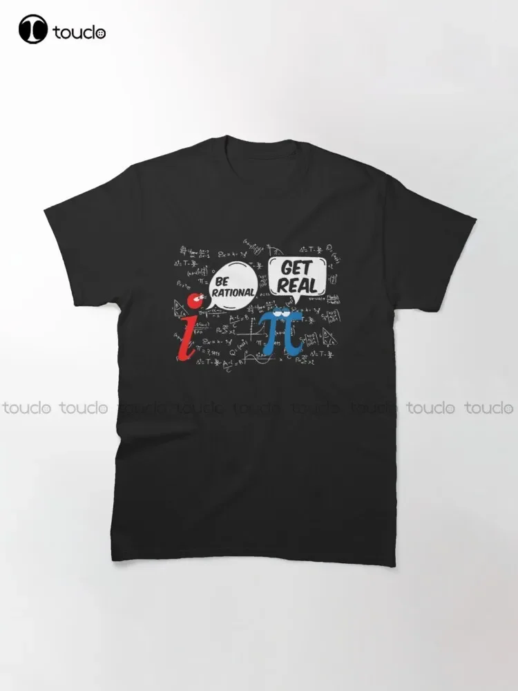 Ottieni davvero essere razionale Pi Divertente matematica Geek Sarcastico Novità per adulti T-shirt classica Top da ragazzo, magliette e magliette Maglietta alla moda estiva