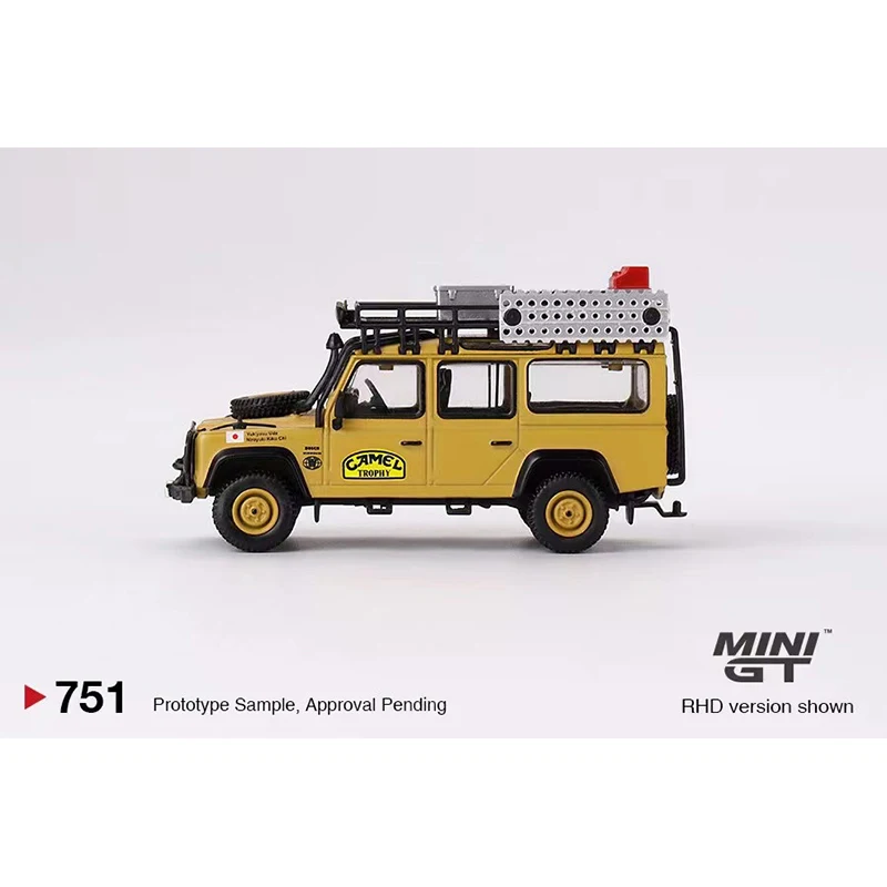 MINIGT-Defender 110 1989 Modelo Japão Diecast, 751, Coleção 1:64 Brinquedos