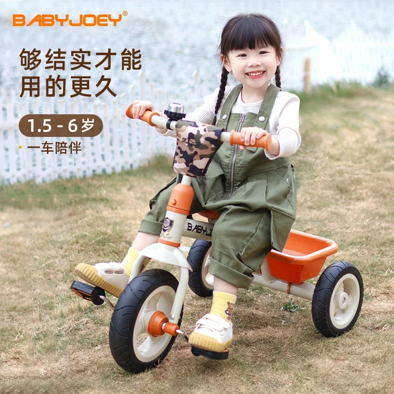 Children Tricycle Bicycle Baby 2-3-5-year-old Multi-purpose Bicycle Walking Artifact