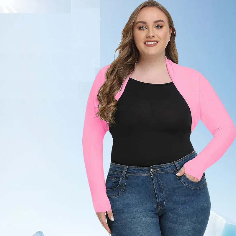 

Summer Silk Shawl Arm Cover Paired with Golf Jacket Breathable Cooling Outdoor Sports Sun Uv Protection Oversized Cycling Gloves