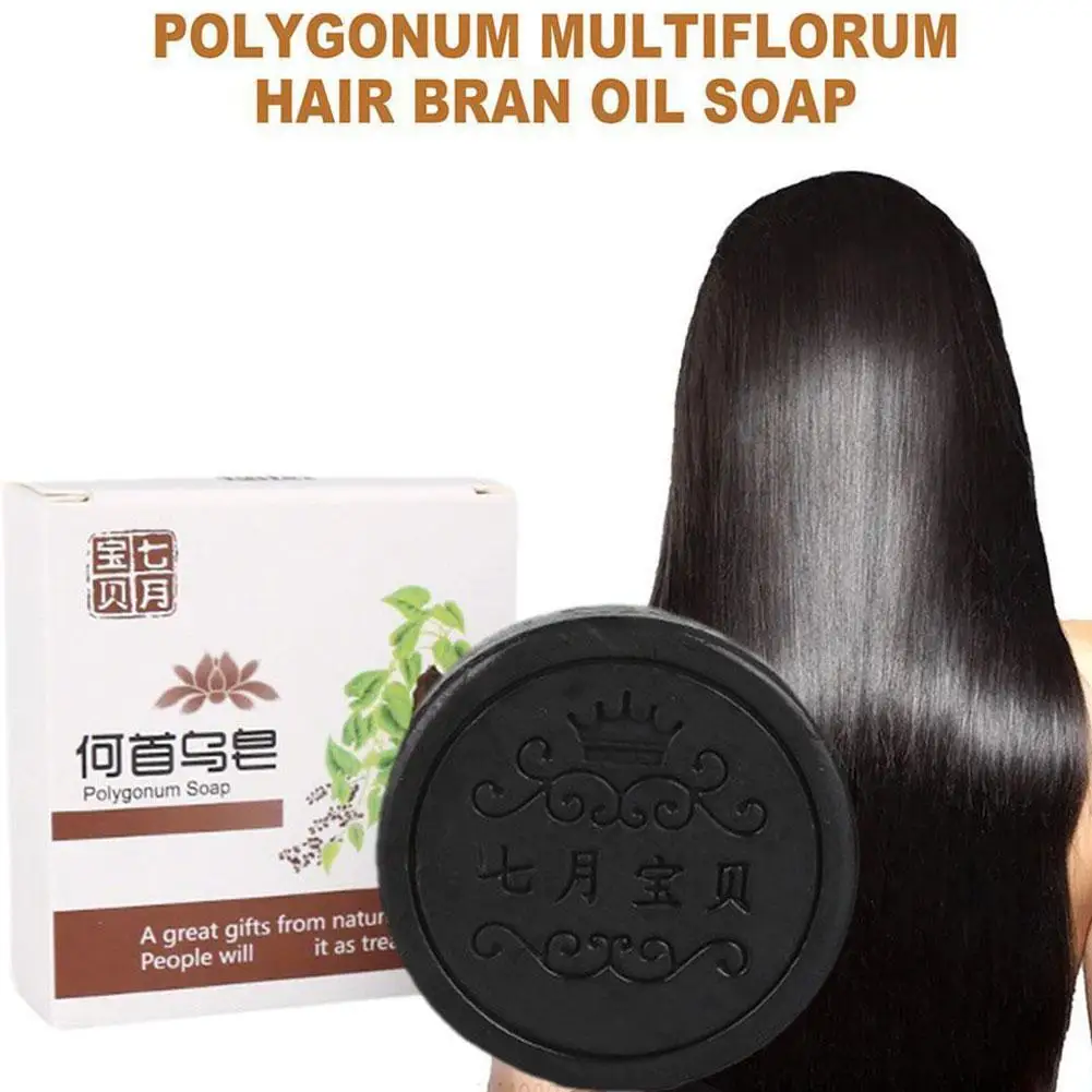 

Polygonum Multiflorum Shampoo Soap Natural Ginseng Hair Care Soap Refreshing Anti-dandruff Essential Oil Handmade Soap Hair Care