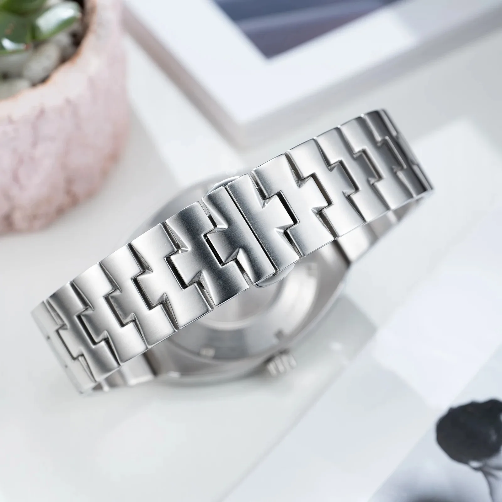 Orologio automatico da uomo KAFYASE 42mm orologio da polso meccanico Vintage specchio zaffiro luminoso 50m impermeabile