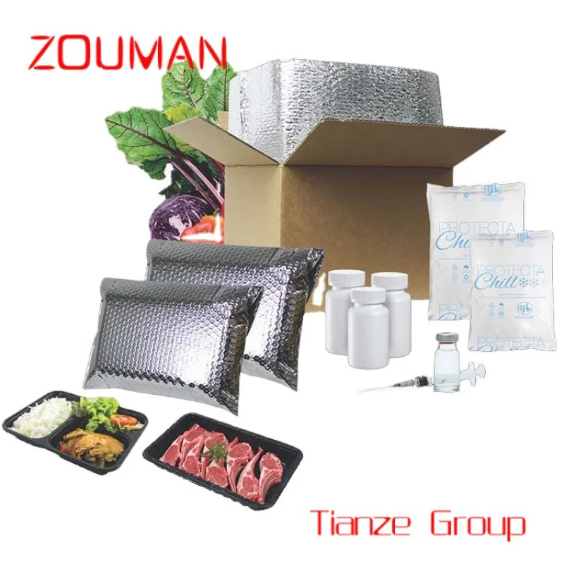 Custom , Freezer Meat Defrost Packaging Food Shipping Corrugated Freezer Box for Shipping