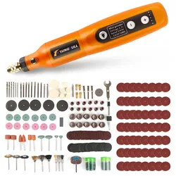 Cordless Dremel Engraver Drill Tool Mini Drill Woodworking Power Tool Accessories 5 Speed