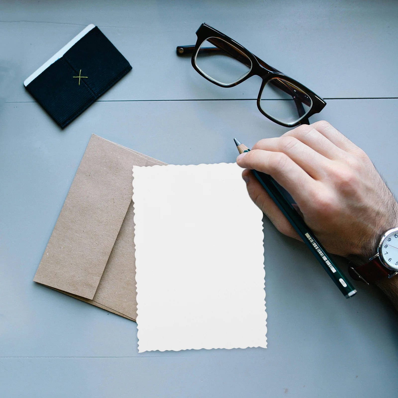 50 قطعة بطاقات بريدية فارغة البطاقات ورقة سطح أملس DIY بها بنفسك بطاقة صنع الألوان المائية اللوحة دعوات بطاقات المعايدة الحرف اليدوية #5