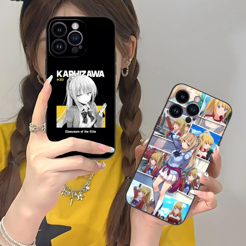 

Classroom Elite Karuizawa Kei Phone Case for iPhone 16 15 14 13 12 11 X XR XS 8 7 Pro Max Plus Mini Colour Printing Cover Luxury