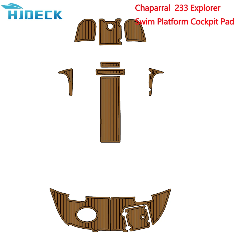 

Chaparral 233 Explorer Traction Mat Foot Pad Self Adhesive Sport Cockpit Swimming platform Cockpit Pad Customizable