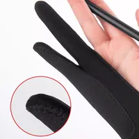 Anti-touch Painting Gloves Two-Finger Drawing Gloves for iPad Tablet Digital Board Touch Screen Oil Painting Office Art Supplies 5