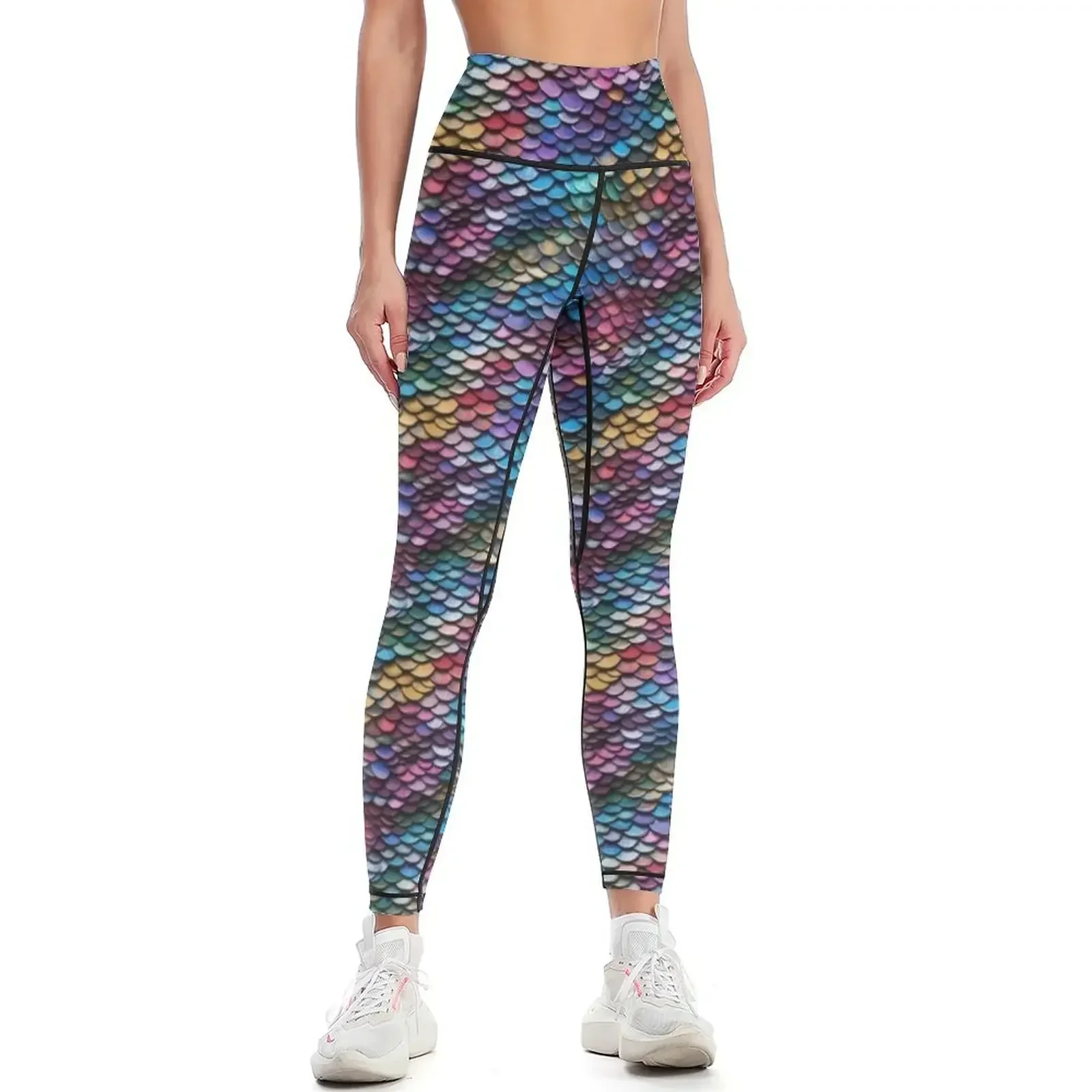 

Chromatic Dragon Scale Leggings legging push up trousers gym's sportswear Golf wear Womens Leggings