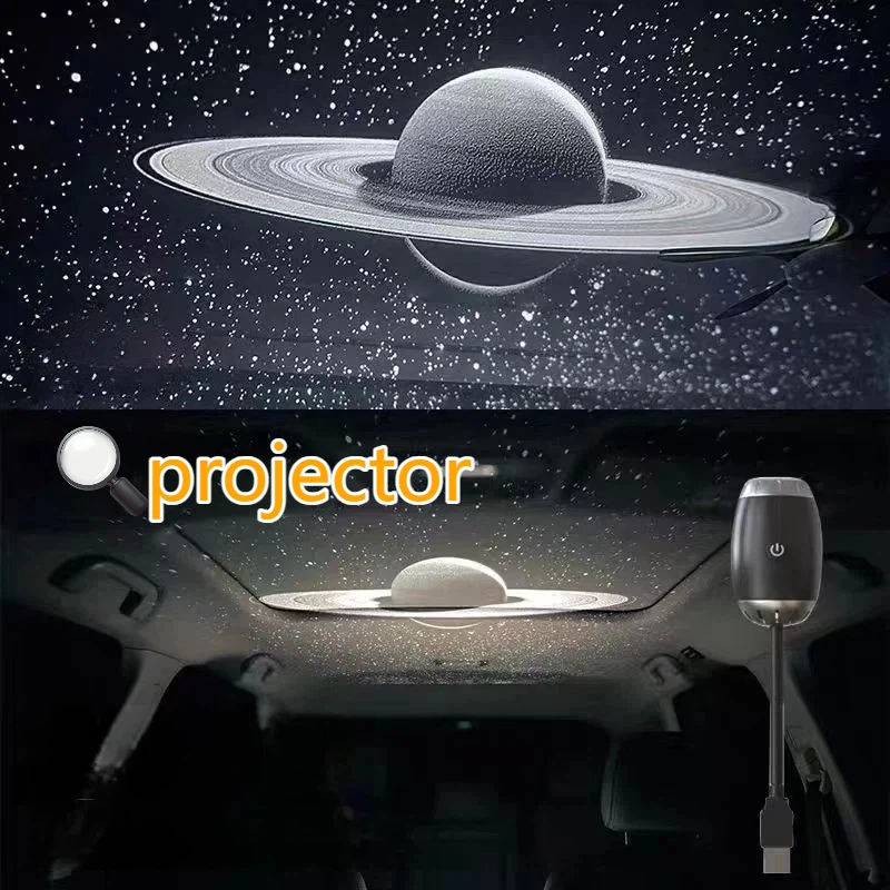 

USB Ceiling Starry Sky Projector Light Newest Mini Atmosphere Night Light For Car Home Atmosphere Lighting Home Decor Wall Gift
