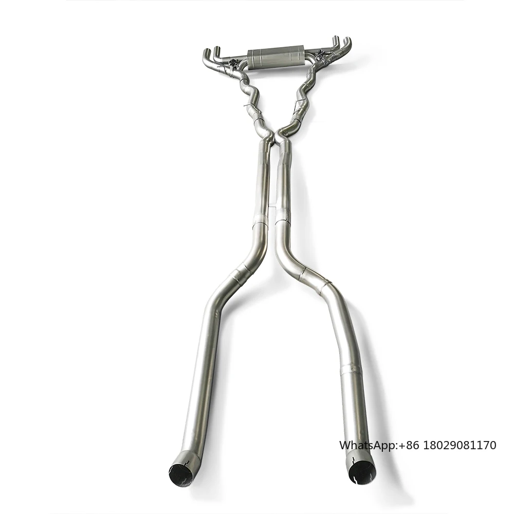 

Выхлоп FUDKLi Catback для BMW M760 750 G12 2019-2022, высокопроизводительная выхлопная система с клапаном выхлопной системы