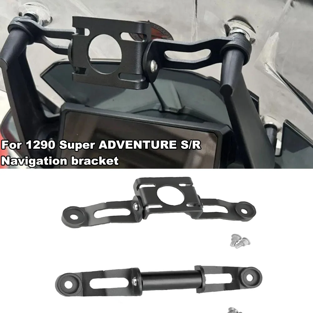 

For 1290 Super ADVENTURE S/R 1290ADV 2017-2025 Motorcycle Mobile Phone GPS bracket Plate Stand Holder Navigation bracket Mount