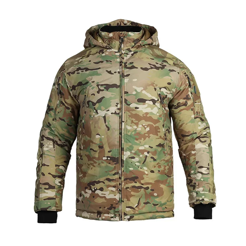 Emersongear BlueLable Tactical Polar Fox Jacket Padded Clothes Fiber Cotton Windproof Warmth Coat Hunting Hiking Outdooor Sports