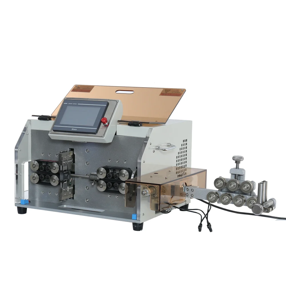 التحكم التلقائي بالكامل في محرك سيرفو أداة تقشير أسلاك الكابلات الأساسية الواحدة #3