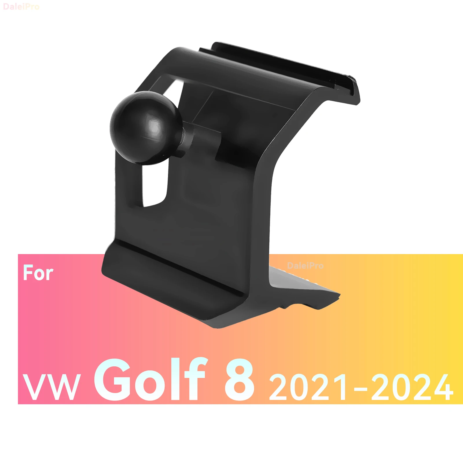Maßgefertigte Magnetische Handyhalterung mit Luftstromkühlung für VW Golf 8 MK8 2021 2022 2023-2026, 360° Drehbar ° Schwenkbarer Halterungssockel – Detail 2