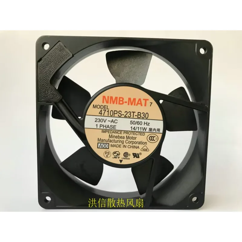 NMB-MAT 4710PS-23T-B30 A00 AC 230V 14/11W 120x120x25mm Server Cooling Fan