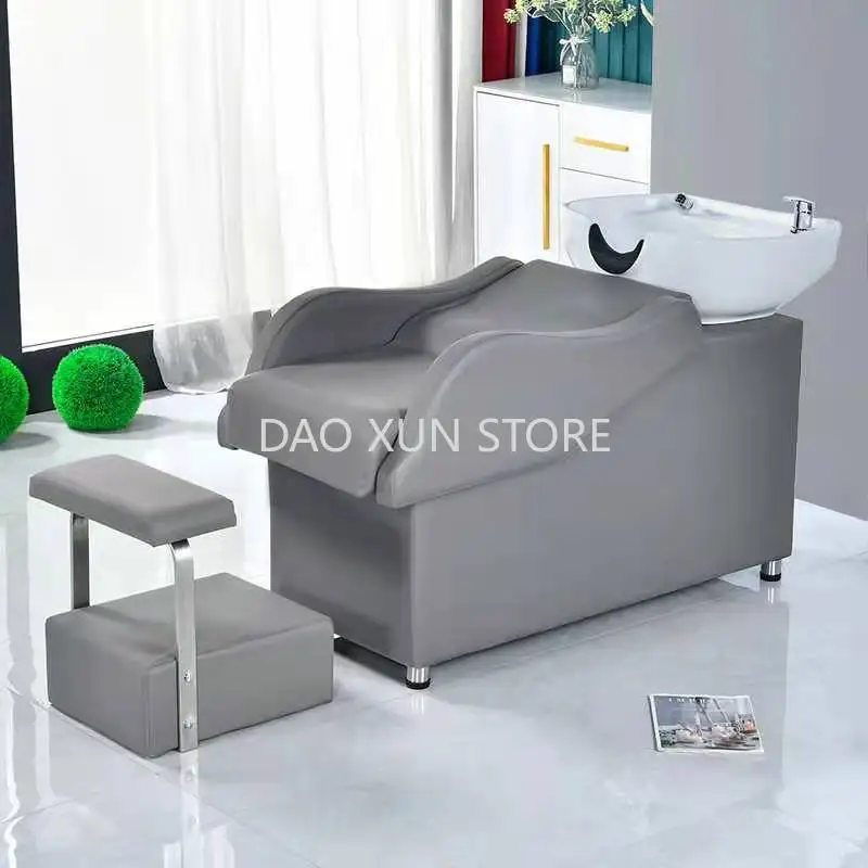 

Head Spa Hair Washing Bed Stylist Massage Comfort Shampoo Station Chair Salon Luxury Lettino Massaggio Salon Equipment MQ50SC