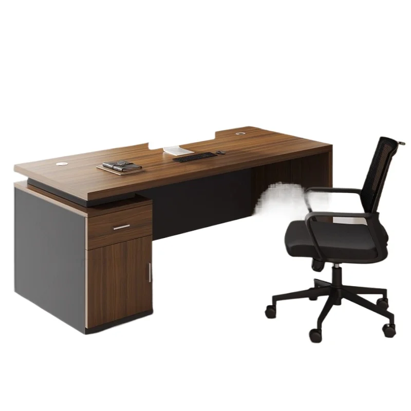 Computer Desk With Storage Work Desk With Drawers Executive OfficeDesk Furniture Office Desks Home Office Writing Desk Modern