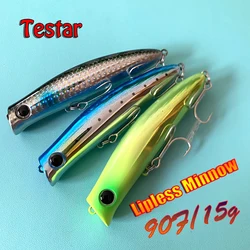 Testar Fishing Lure 90mm15g Floating Long Casting Wobbler Lipless Minnow Artificial Topwater Hard Bait for Pike Seabass Pesca