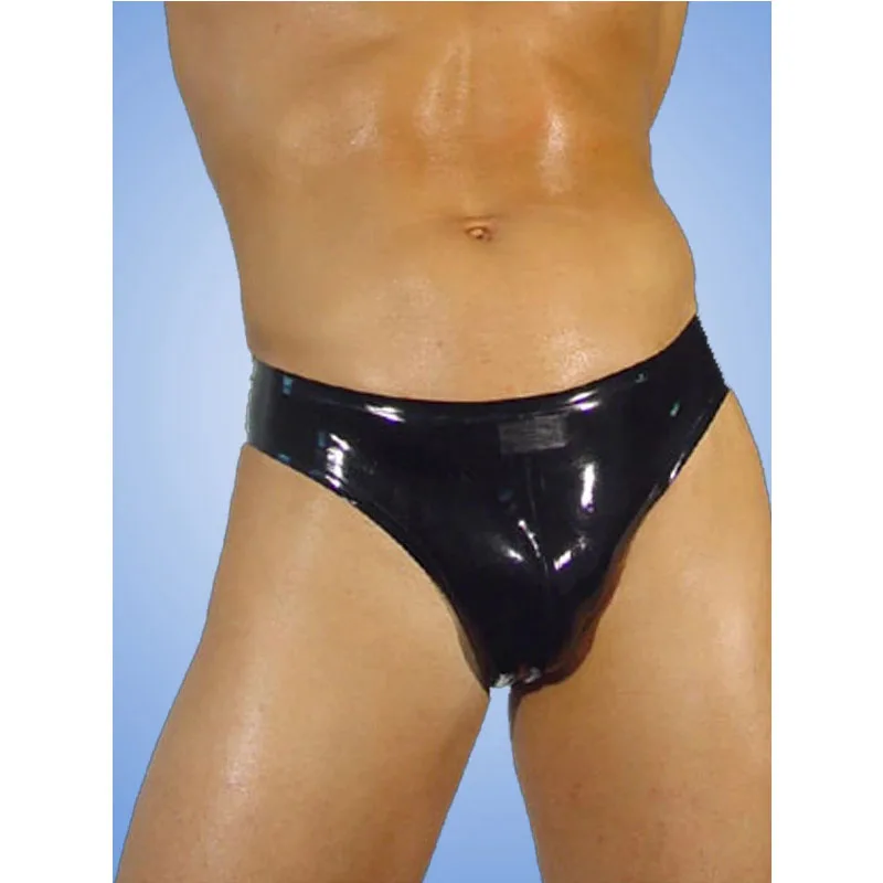 Short en Latex pour hommes, slip, caleçon, sous-vêtements en caoutchouc, fétichiste