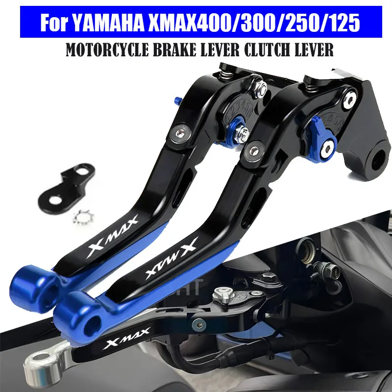 

For YAMAHA XMAX125 XAMX250 XAMX300 XMAX400 Parking Brake Lever Set X-MAX Folding Handle Levers with Parking Lock