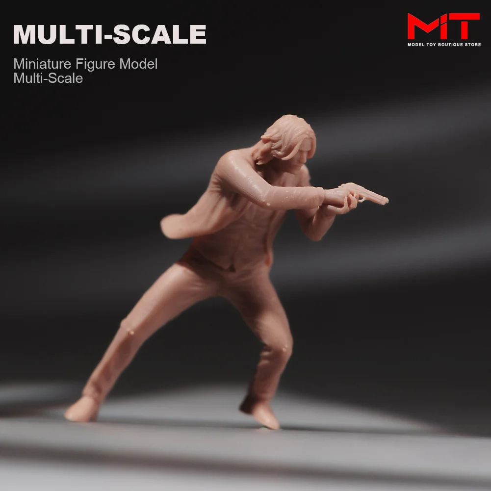 تمثال مصغر شخصية شخصية قاتل شخصية مطاردة ، نموذج ديوراما مطبوع ثلاثي الأبعاد ، الدعائم للمشهد الإبداعي ، تمثال ، من من من من من من ؟ ، من من من ؟ ؟