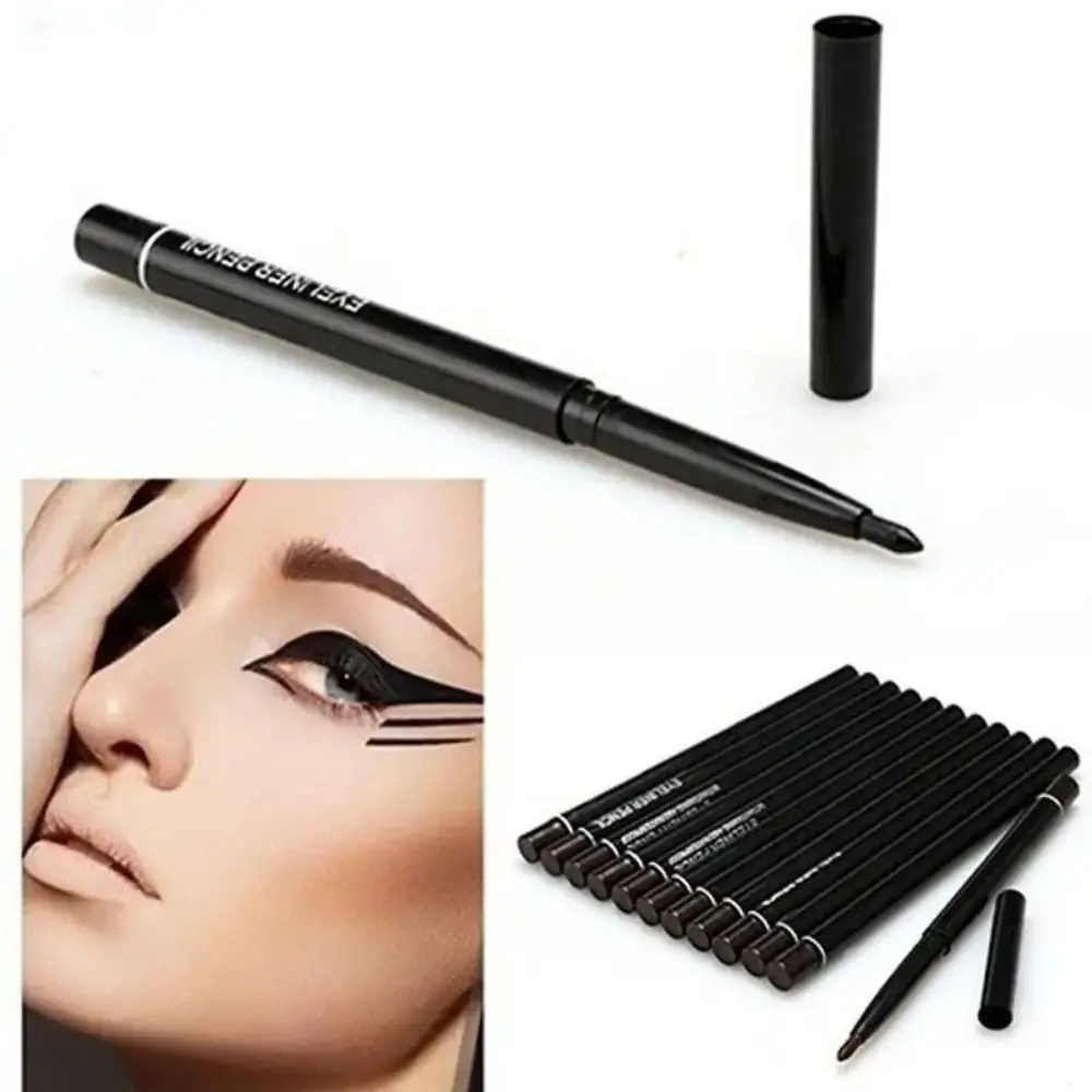 Late-model Women's Makeup Rotary Retractable Eyeliner Pencil Waterproof Eye Liner Pen