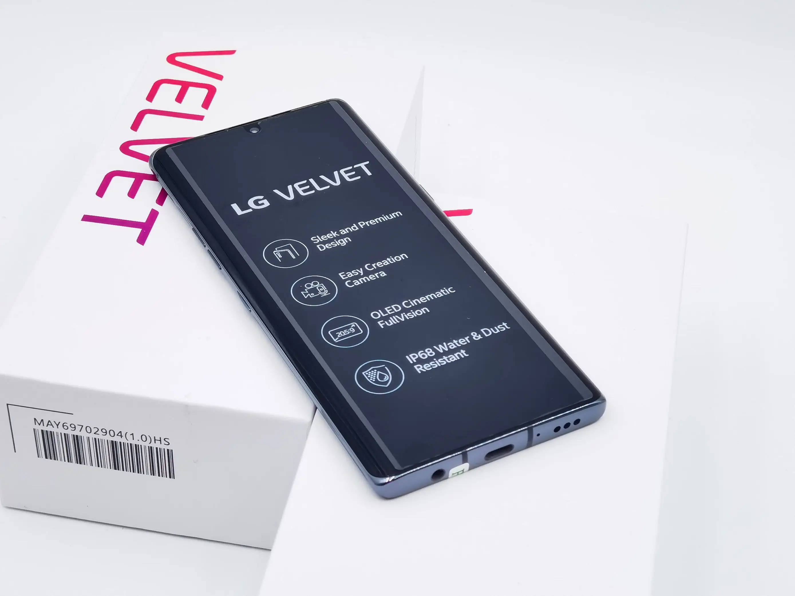 الأصلي 96% جديد LG VELVET G9 G900VM/N 5G 6.8 بوصة NFC 6GB RAM 128GB ROM 48MP OctaCore Andriod 4G LTE هاتف محمول مستعمل #2