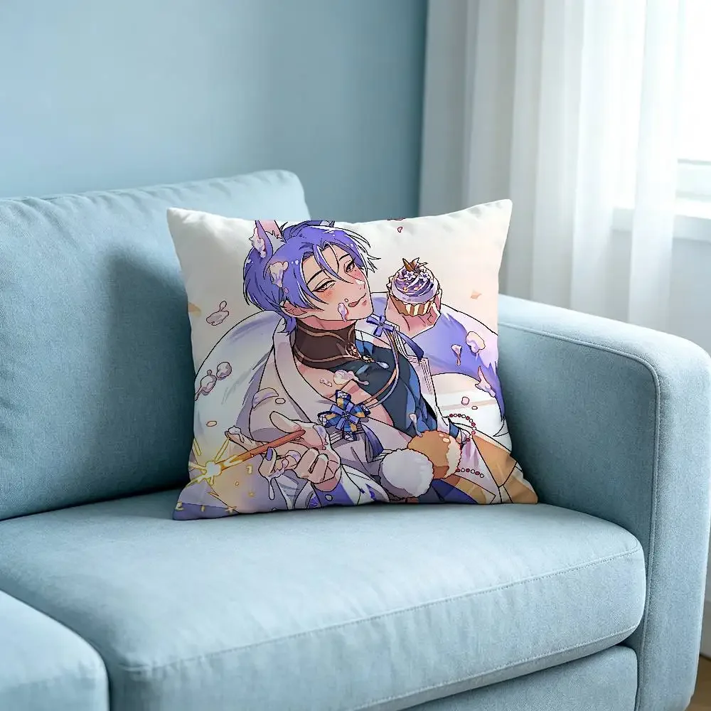 Nu Carnival K-Kuya Customizable Square Pillowcases, Stylish And Soft, Perfect For Beds, Cars, And Sofas.