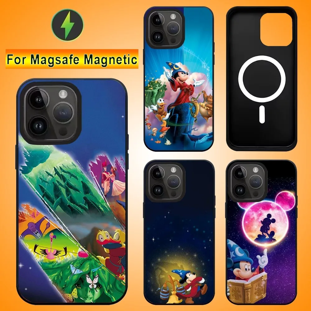 F-Fantasia 2000 Phone Case For IPhone 15 14 13 Pro Max 11 12 Mini Alex Mirror For Magsafe Wireless Charging Cover