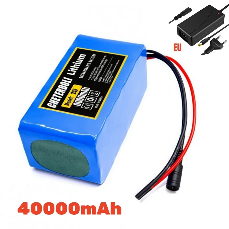 100% Nieuwe 7S3P 18650 24V 100000 mAh oplaadbare batterijen 24V lithiumbatterij Rolstoelbatterij 7s3p batterij voor fiets