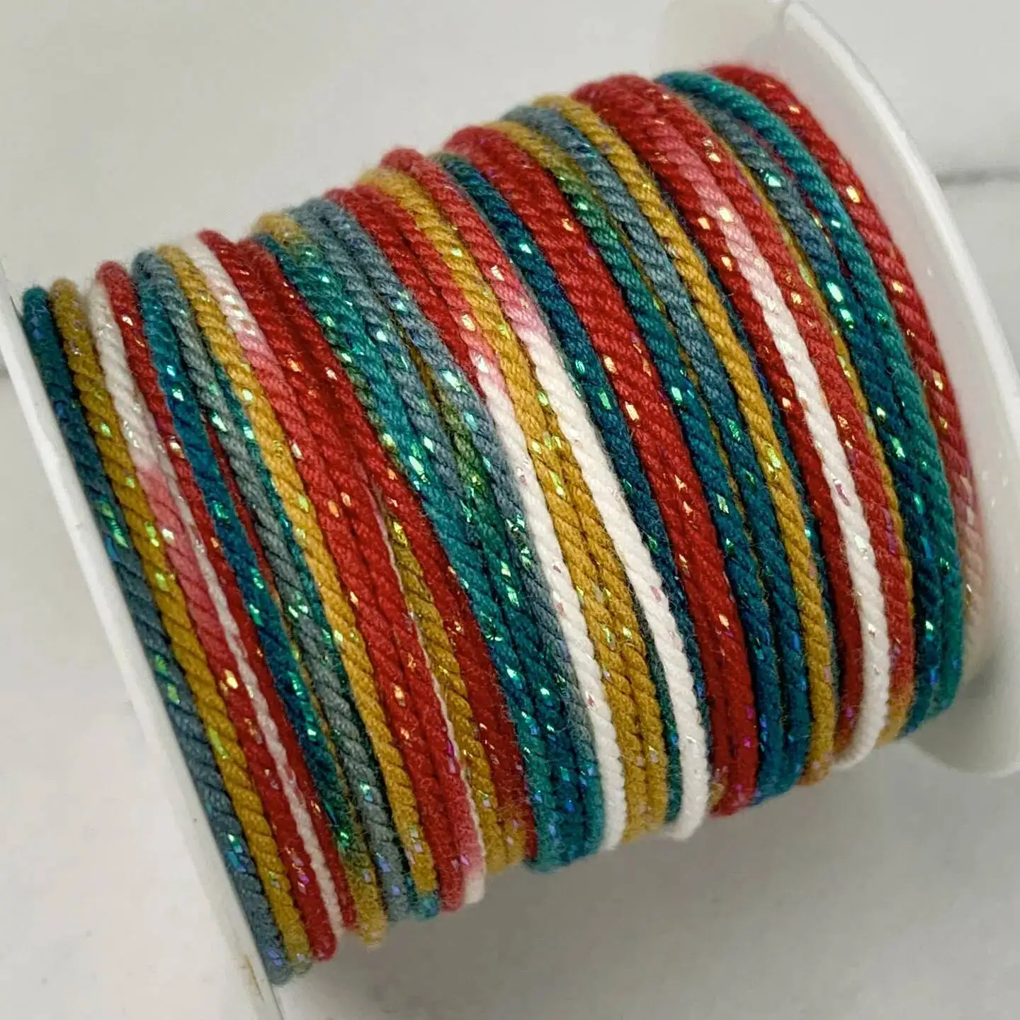 خيط القطن 1.5 مللي متر 8 متر قطعة حبل القطن مصبوغ حالمة تألق السماء المرصعة بالنجوم المنسوجة حبل جديد النمط الصيني لعبة ثقافية الموضوع