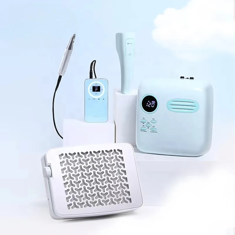 High-quality professional nail lamp, nail vacuum cleaner, nail drill, electric file set.