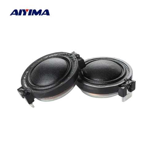 Imagen 2 del producto AIYIMA-altavoz Tweeter de neodimio, 2 piezas, 1 pulgada, 25MM, 8 Ohm, 10W, domo, película de seda, Audio, agudos