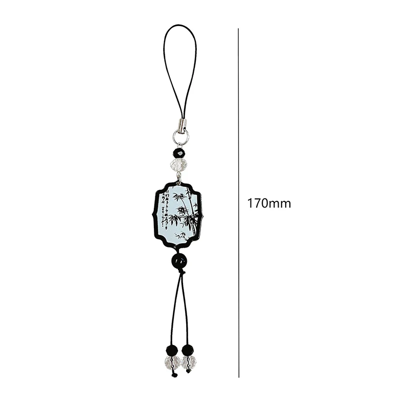 Chinesische Art Anti-Lost Telefon Lanyard Retro Quaste Anhänger Schlüssel bund Tasche Charms Rucksack hängen Dekoration Modeschmuck