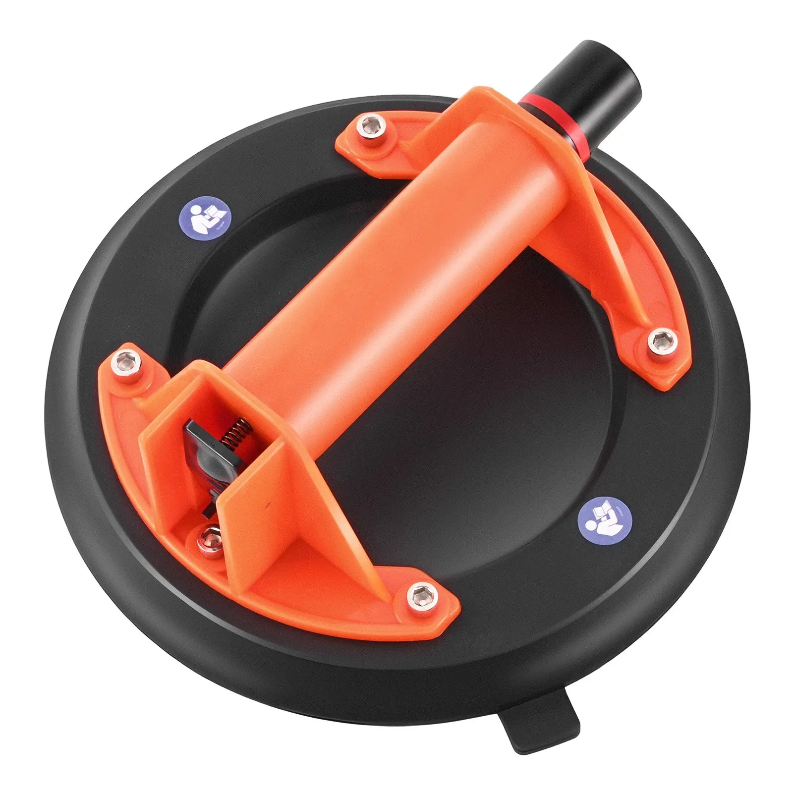 

Вакуумная присоска, 8-дюймовый вакуумный подъемник для стекла с ручкой из АБС-пластика, максимальная грузоподъемность 400 фунтов, инструмент для подъема плитки с присоской