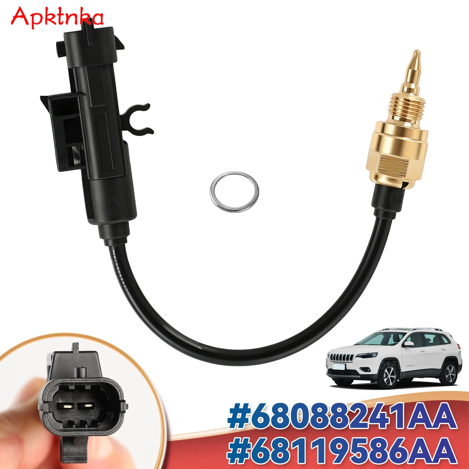 High Quality Auto Temperature Sensor 68088241AA 68119586AA For Dodge Dart Fiat 500 500X 500L Jeep Renegade 2.4L Engine Parts
