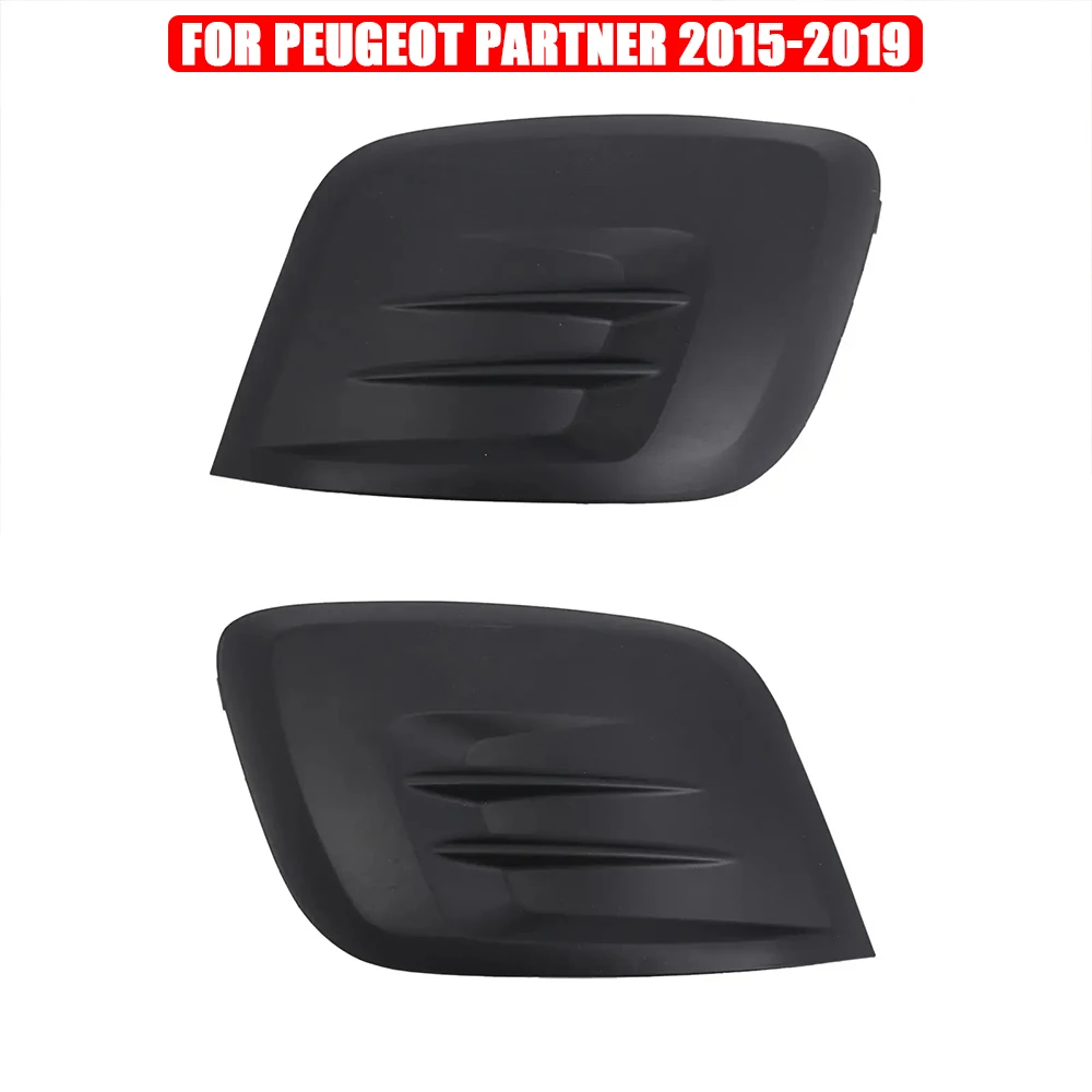 

For Peugeot Partner 2015-2019 Front Bumper Fog Light Grille Cover Easy Installation Replace High Performance Accessories