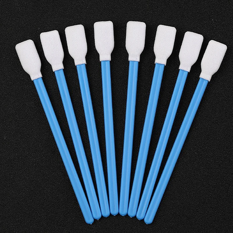 

100 шт., промышленные инструменты для чистки хлопковой одежды, антистатические пылезащитные нетканые волоконные лазерные инструменты для чистки печатающей головки объектива